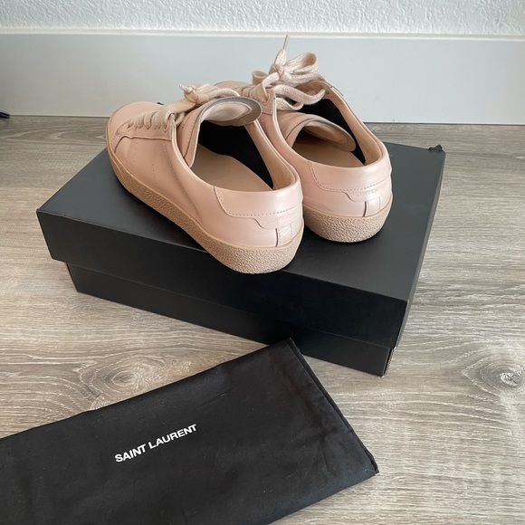 Saint Laurent Leather Sneakers - Picture 4 of 7